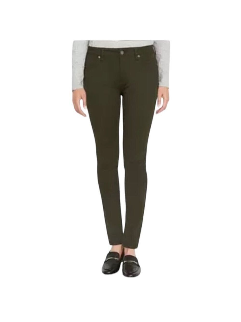 EUC-BUFFALO David Bitton "Vale" Mid-Rise, Classic 5-Pocket, Skinny Stretch Jeans